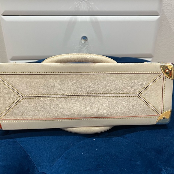 Vintage Louis Vuitton Cream goatskin vintage handbag great condition ! - Picture 4 of 5